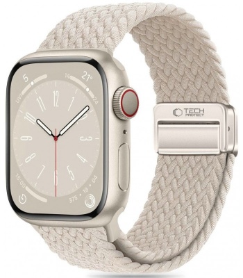 Tech-Protect | Natural Titanium Watch Strap for Apple Watch 6/7/8/9/10/SE (40/41/42 mm)