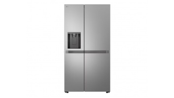LG Refrigerator | GSLC41PYPE | Energy efficiency class E | Free standing | Side by side | Height 179 cm | Fridge net capacity 420 L | Freezer net capacity 221 L | Display | 36 dB | Grey