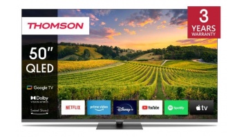 TV Set|THOMSON|50"|4K/Smart|QLED|3840x2160|Bluetooth|Google TV|50QG5C14