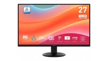LCD Monitor|MSI|PRO MP272L|27"|Business|Matte|Panel IPS|1920x1080|16:9|100Hz|1 ms|Tilt|Colour Black|PROMP272L