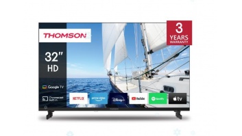 TV Set|THOMSON|32"|Smart/HD|1366x768|Wireless LAN|Bluetooth|Google TV|Black|32HG2S14