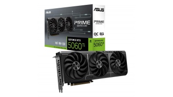 Graphics Card|ASUS|NVIDIA GeForce RTX 5060 Ti|8 GB|GDDR7|128 bit|PCIE 5.0 16x|Triple slot Fansink|1xHDMI|3xDisplayPort|PRIME-RTX5060TI-O8G