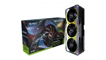 Graphics Card|PALIT|NVIDIA GeForce RTX 5070 Ti|16 GB|GDDR7|256 bit|PCIE 5.0 16x|GPU 2295 MHz|Triple slot Fansink|1xHDMI|3xDisplayPort|NE7507T019T2-GB2030G