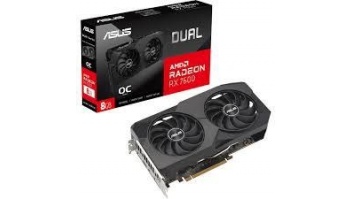 Graphics Card|ASUS|AMD Radeon RX 7600|8 GB|GDDR6|128 bit|PCIE 4.0 8x|Two and Half Slot Fansink|1xHDMI|3xDisplayPort|DUAL-RX7600-O8G-EVO