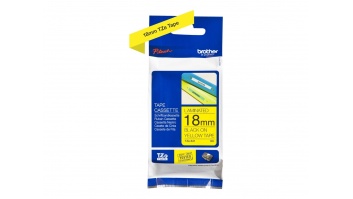 Brother | TZe-641 Laminated Tape | Black On Yellow | TZe | 8 m | 1.8 cm
