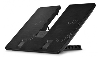 Deepcool | U-Pal | Notebook stand- cooler up to 19" | Black