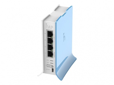 MikroTik | Access Point | RB941-2nD-TC hAP Lite | 802.11n | 2.4GHz | 10/100 Mbit/s | Ethernet LAN (RJ-45) ports 4 | MU-MiMO Yes | no PoE