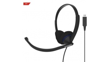 Koss | Headphones | CS200 USB | Wired | On-Ear | Microphone | Black