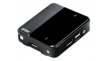 Aten 2-Port USB DisplayPort/Audio KVM Switch (4K UHD Supported) | Aten | 2-Port USB DisplayPort/Audio KVM Switch (4K Supported and Cables included)