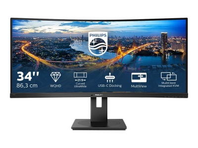 Philips | B Line | 346B1C/00 | 34 " | VA | WQHD | 21:9 | 100 Hz | 5 ms | 3440 x 1440 | 300 cd/m² | HDMI ports quantity 1 | Black | Warranty 36 month(s)