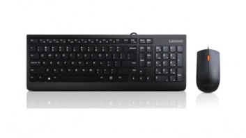 Lenovo | USB Combo Keyboard & Mouse | 300 | Black | Keyboard and Mouse Combo | English | 1.8 m | Black | Wired Via USB