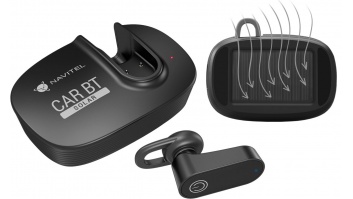 Multifunctional Bluetooth Headset | Solar Car BT | Hands free device | Bluetooth | Black | Recharge indicator