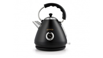Gorenje | Kettle | K17CLBK | Electric | 2200 W | 1.7 L | Plastic and metal | 360° rotational base | Black
