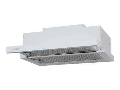 CATA | Hood | TFH 6630 WH | Telescopic | Energy efficiency class A+ | Width 60 cm | 605 m³/h | Touch control | LED | White