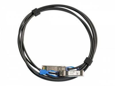MikroTik | 25GBase Direct Attach Cable | XS+DA0001 | SFP/SFP+/SFP28 | Maximum transfer distance 1 m