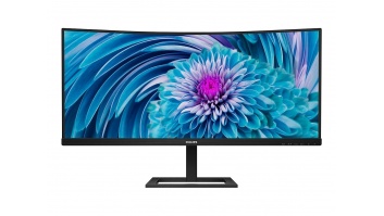 Philips | UltraWide LCD Monitor | 346E2CUAE | 34  " | VA | WQHD | 21:9 | 100 Hz | 4 ms | 3440 x 1440 | 300 cd/m² | HDMI ports quantity 1 | Black | Warranty 36 month(s)