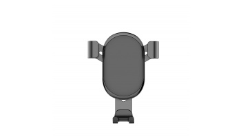 ColorWay | Metallic Gravity Holder For Smartphone | Adjustable | Clamp | Black | Fixation of the smartphone in one motion. Compact design, does not take up much space and does not obstruct the view. Soft coating, eliminates the appearance of scratches and
