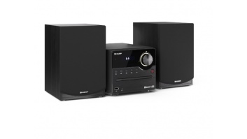 Sharp XL-B512(BK) Hi-Fi Micro System, CD/FM/USB/Bluetooth v5.0, 45W, Black | Sharp | Hi-Fi Micro System | XL-B512(BK) | Black | USB port | AUX in | Bluetooth | CD player | FM radio | Wireless connection