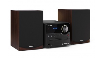 Sharp | Hi-Fi Micro System | XL-B517D(BR) | Brown | USB port | AUX in | Bluetooth | CD player | FM radio | Wireless connection