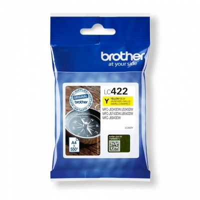Brother LC422Y | Ink Cartridge | Yellow