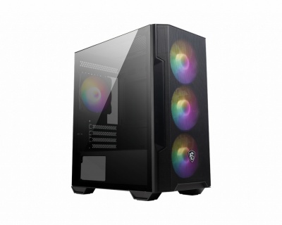 MSI | MAG FORGE M100R | Side window | Black | Micro ATX Tower | Power supply included No | ATX