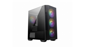 MSI | MAG FORGE M100R | Side window | Black | Micro ATX Tower | Power supply included No | ATX