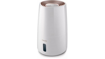 Philips | HU3916/10 | Humidifier | 25 W | Water tank capacity 3 L | Suitable for rooms up to 45 m² | NanoCloud technology | Humidification capacity 300 ml/hr | White/Rose gold