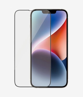 PanzerGlass | Screen protector | Apple | iPhone 14/13/13 Pro | Glass | Clear | Ultra-Wide Fit; Easy installation; Privacy Filter; Fingerprint resistant | Anti-Reflective