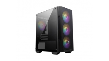 MSI | PC Case | MAG FORGE M100A | Black | Micro ATX Tower | Power supply included No | ATX