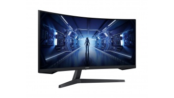 Samsung | Curved Monitor | LC34G55TWWPXEN | 34 " | VA | UWQHD | 21:9 | 165 Hz | 1 ms | 3440 x 1440 | 250 cd/m² | HDMI ports quantity 1 | Black | Warranty 24 month(s)