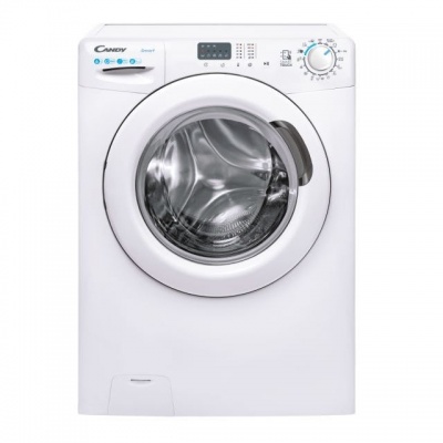 Candy | Veļas mašīna | CS4 1061DE/1-S | Energoefektivitātes klase D | Ielāde no priekšpuses | Mazgāšanas ietilpība 6 kg | 1000 apgr./min | Dziļums 45 cm | Platums 60 cm | LCD | Tuva darbības lauka komunikācija (NFC) | Balta