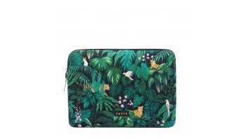 Casyx | SLVS-000020 | Casyx for MacBook | Fits up to size 13 ”/14 " | Sleeve | Deep Jungle | Waterproof
