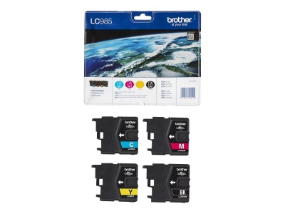 Brother LC985VALBP | Ink cartridge | Magenta, Black, Cyan, Yellow