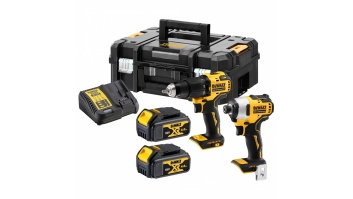 DEWALT | 18V XR Brushless Twin Kit - 2 X 4Ah | DCK2062M2T-QW