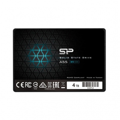 SILICON POWER 4TB A55 SATA III 6Gb/s INTERNAL SOLID STATE DRIVE | Silicon Power | Ace | A55 | 4000 GB | SSD form factor 2.5" | Solid-state drive interface SATA III | Read speed 500 MB/s | Write speed 450 MB/s