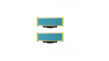 Philips | Replaceable blade (2 pcs) | QP225/50 OneBlade | Black/Green