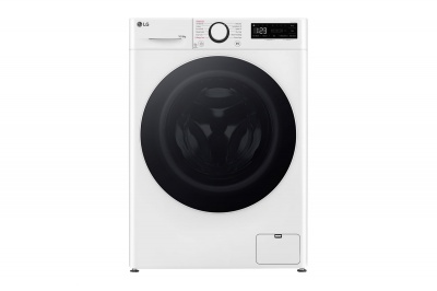 LG | Washing machine with dryer | F4DR510S0W | Energy efficiency class A-10%/D | Front loading | Washing capacity 10 kg | 1400 RPM | Depth 57 cm | Width 60 cm | Display | LED | Drying system | Drying capacity 6 kg | Steam function | Direct drive | White