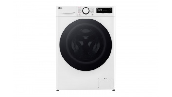 LG | Washing machine with dryer | F4DR510S0W | Energy efficiency class A-10%/D | Front loading | Washing capacity 10 kg | 1400 RPM | Depth 57 cm | Width 60 cm | Display | LED | Drying system | Drying capacity 6 kg | Steam function | Direct drive | White