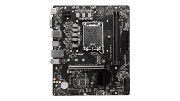 MSI | PRO H610M-E | Processor family Intel | Processor socket LGA1700 | Supported hard disk drive interfaces SATA, M.2 | Number of SATA connectors 4