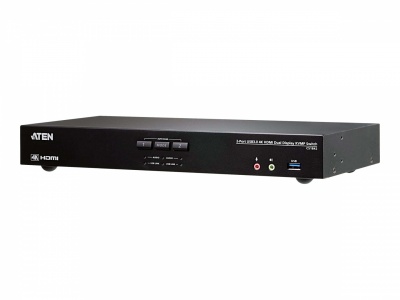 Aten 2-Port USB 3.0 4K HDMI Dual Display KVMP Switch | CS1842