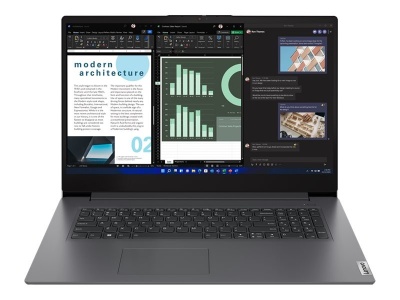 Lenovo Essential V17 IRU | Iron Grey | 17.3 " | IPS | FHD | 1920 x 1080 pixels | Anti-glare | Intel Core i5 | i5-13420H | 16 GB | Soldered DDR4 | 256 GB | Intel UHD Graphics | Windows 11 Pro | 802.11ax | 5.2 | English | Warranty 24 month(s) | Battery warr