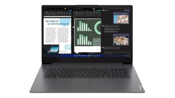 Lenovo Essential V17 IRU | Iron Grey | 17.3 " | IPS | FHD | 1920 x 1080 pixels | Anti-glare | Intel Core i5 | i5-13420H | 16 GB | Soldered DDR4 | 256 GB | Intel UHD Graphics | Windows 11 Pro | 802.11ax | 5.2 | English | Warranty 24 month(s) | Battery warr