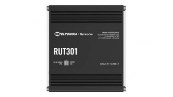 Ethernet Router | RUT301 | No Wi-Fi | 10/100 Mbit/s | Ethernet LAN (RJ-45) ports 5 | Mesh Support No | MU-MiMO No | No mobile broadband