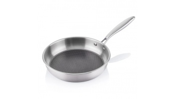 ETA Pan | ETA292990000 HONEYCOMB | Universal | Diameter 28 cm | Electric, induction, gas, glass ceramics | Suitable for induction hob | Fixed handle | Stainless Steel