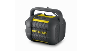 Muse | Jobsite Bluetooth Radio | M-968 BTY | NFC features | AUX in | 40 W | Black/Yellow
