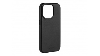 Fixed MagLeather | Back cover | Apple | iPhone 16 Pro Max | Leather | Black