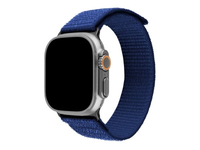 Fixed | Sporty Strap for Apple Watch Ultra 49mm | 160-210 mm | Dark Blue | Nylon
