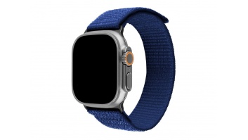 Fixed | Sporty Strap for Apple Watch Ultra 49mm | 160-210 mm | Dark Blue | Nylon