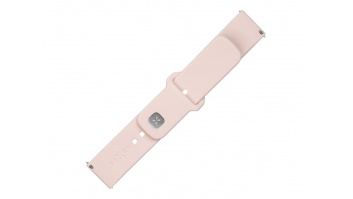Fixed | Sporty Strap Set with Quick Release 20mm for Smartwatch | 160-235 mm | Pink | Silicone