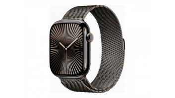 Apple Watch Series 10 | Smart watch | GPS (satellite) | Always-On Retina | Waterproof | Slate Titanium